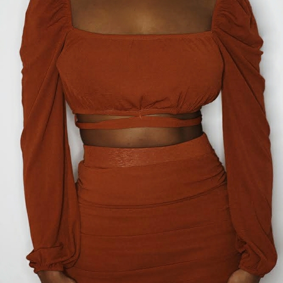 Two Piece Skirt Set - Picture 2 of 4